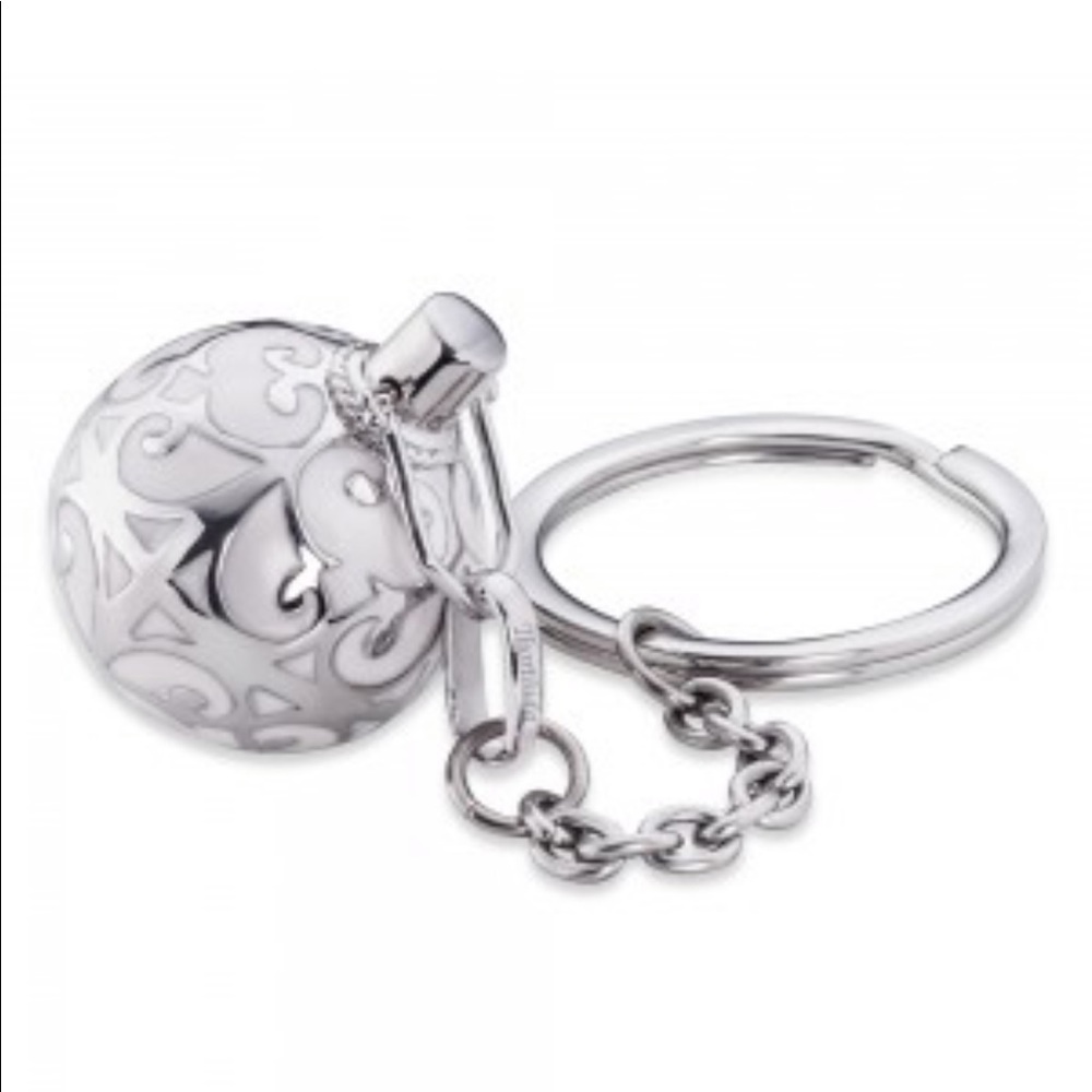Angel Whisper Keychain White